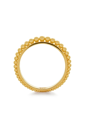 Monica Vinader Deia bead-embellished stacking ring - Gold