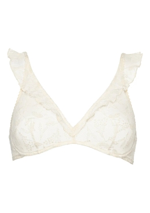 ERES Printanière underwire ruffled bra - Neutrals