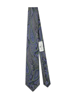ETRO paisley-pattern tie - Blue