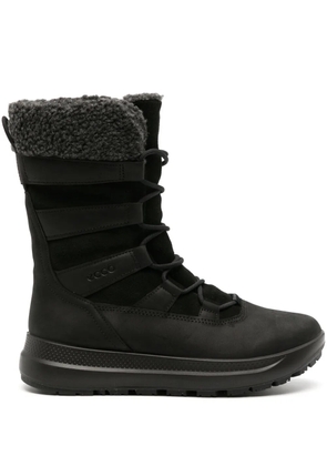 ECCO Solice insulated leather boots - Black