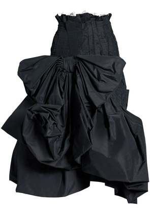 Maison Margiela bow-detail ruffled skirt - Black