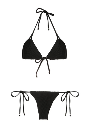 Amir Slama halterneck triangle bikini - Black