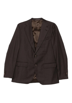 Caruso single-breasted suit - Brown