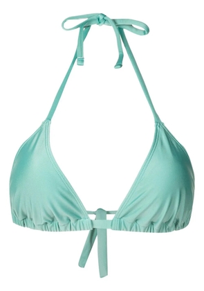 Lygia & Nanny lasmin ruched bikini top - Blue