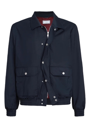 Brunello Cucinelli collar jacket - Blue