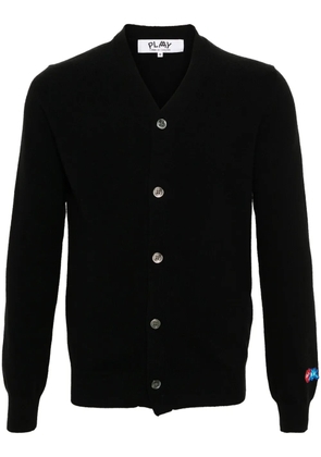 Comme Des Garçons Play x the Artist Invader wool cardigan - Black