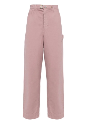 OBJECTS IV LIFE Baggy logo-plaque straight-leg jeans - Pink