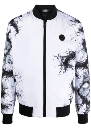 Plein Sport Splash Extreme bomber jacket - White