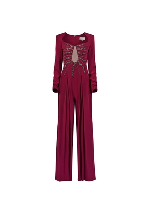 ARAFTU embellished cutout jumpsuit - Red