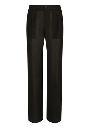 Dolce & Gabbana tailored straight-leg trousers - Black
