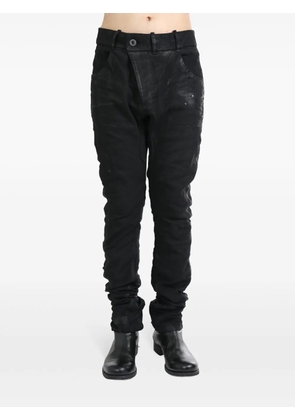 Boris Bidjan Saberi drop-crotch jeans - Black