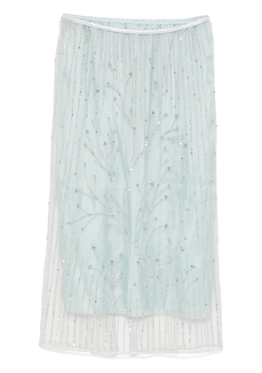 Forte Forte crystal-embellished midi skirt - Grey