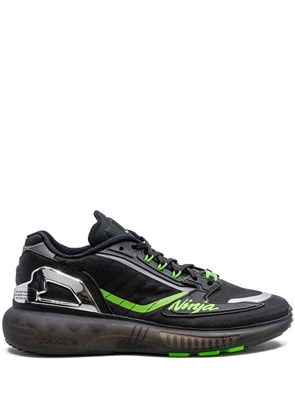 adidas ZX 5K Boost 'Kawasaki Ninja' sneakers - BLACK/GREEN/METALLIC SILVER