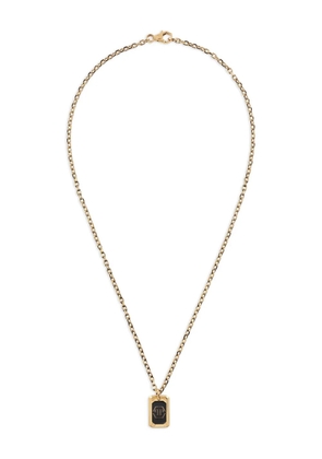Philipp Plein Plein Tag IP chain necklace - Gold