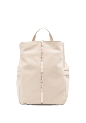 Alexander Smith Daisy logo-detail backpack - Neutrals