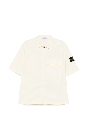 Stone Island chest-pocket short-sleeve shirt - Neutrals