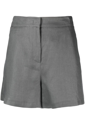 Blanca Vita high-waisted tailored shorts - Grey