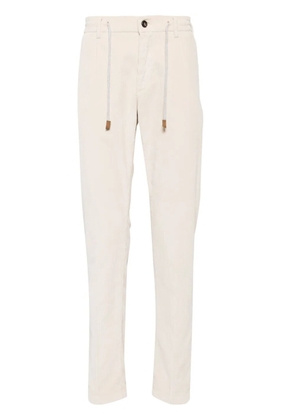 Eleventy corduroy tapered trousers - Brown