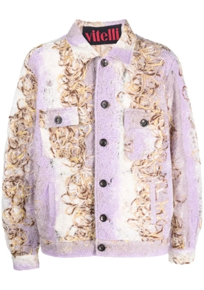 VITELLI graphic-print bomber jacket - Neutrals