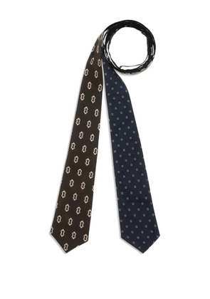 Di Stavnitser reversible patterned belt tie - Black