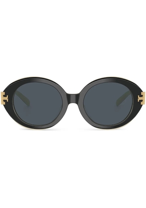 Tory Burch round-frame sunglasses - Black