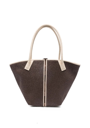Alexander Smith Lauren woven handle tote bag - Brown