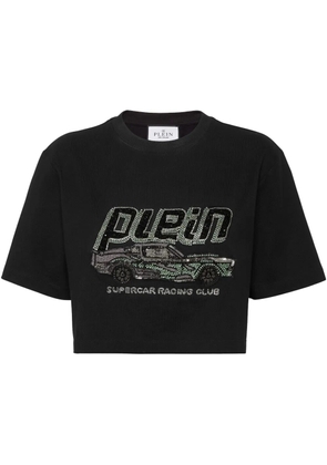 Philipp Plein Car cropped t-shirt - Black