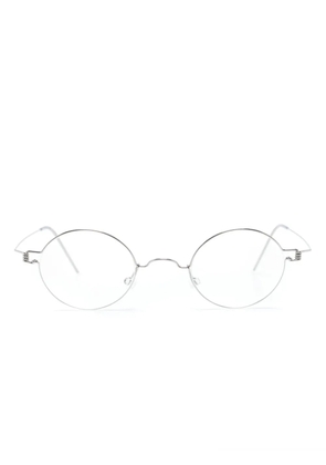Lindberg Corona round-frame glasses - Silver