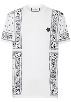 Philipp Plein paisley-print T-shirt - White
