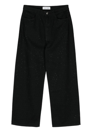 SAMSOE SAMSOE Shelly mid-rise wide-leg jeans - Black