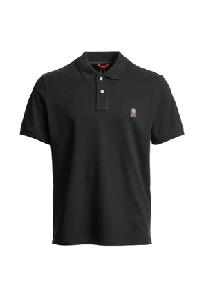 Parajumpers logo-patch polo shirt - Black