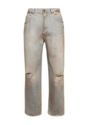 Warren Lotas cotton baggy jeans - Blue