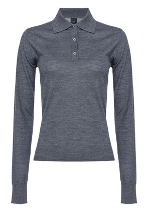 PINKO Liquoroso polo top - Grey