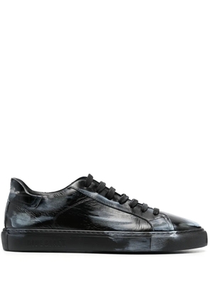 Hide&Jack low-top leather sneakers - Black
