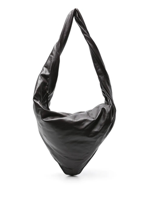 LEMAIRE Scarf leather crossbody bag - Purple