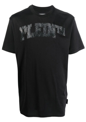 Philipp Plein Stones logo-embellished T-shirt - Black