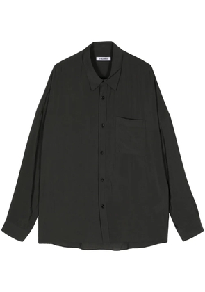 Attachment chest-pocket long-sleeve shirt - Neutrals