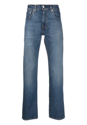Levi's logo-patch straight-leg jeans - Blue