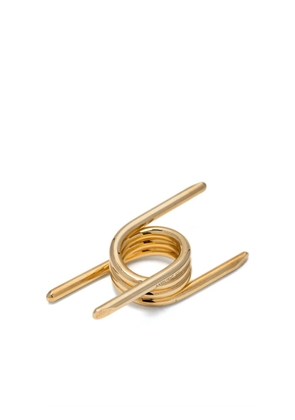 AMBUSH gold-plated wrap-around ring