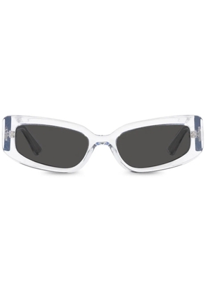 Dolce & Gabbana Eyewear transparent rectangle-frame sunglasses - Neutrals