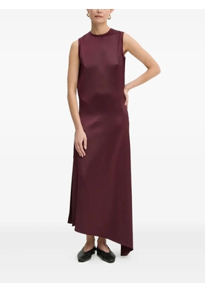 AERON asymmetric sleeveless dress - Red