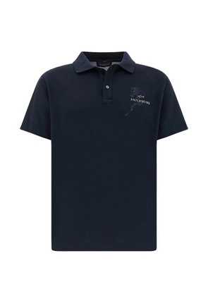Paul & Shark logo-detail polo shirt - Blue