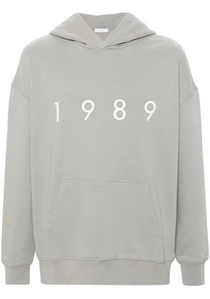 1989 STUDIO 1989-logo cotton hoodie - Grey