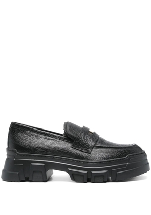 Pollini penny slot loafers - Black