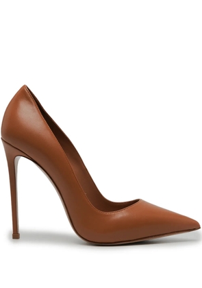 Le Silla Eva 120mm leather pumps - Brown