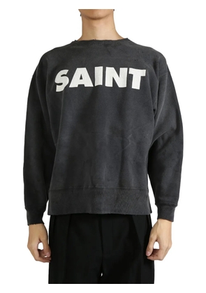 SAINT MXXXXXX logo-print sweatshirt - Grey