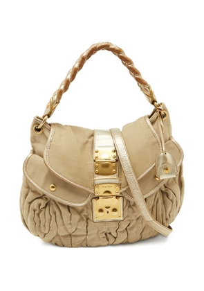 Miu Miu Pre-Owned Coffer shoulder bag - Neutrals