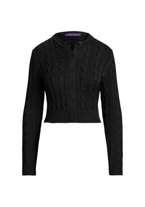 Ralph Lauren Collection cable-knit cardigan - Black