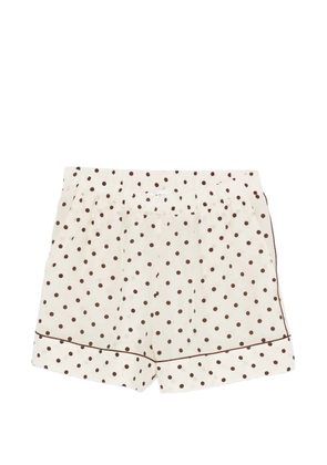 P.A.R.O.S.H. polka dot trim shorts - Neutrals