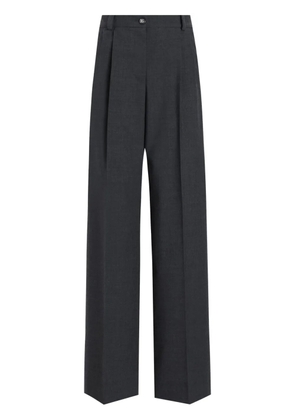 Dolce & Gabbana pressed crease straight-leg trousers - Grey